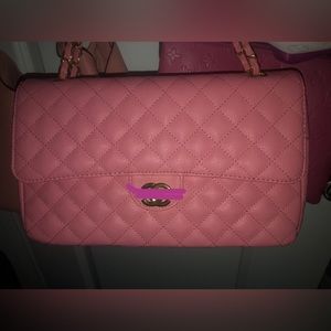Brand New High Quality XL Pink Mono Handbag